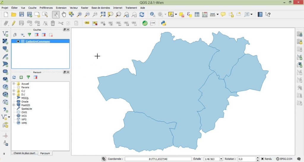 Impuls'Map - Tutoriel - Afficher Donnees Postgis dans Qgis - Afficher Table