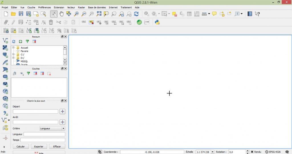 Impuls'Map - Tutoriel - Importer Shapefile Postgis QGIS SPIT - Ouvrir Qgis