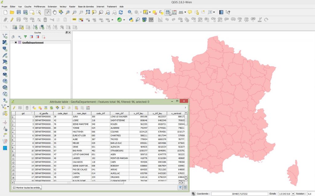 Impuls'Map - Tutoriel - Afficher Sous Ensemble Données QGIS - Ouvrir Données