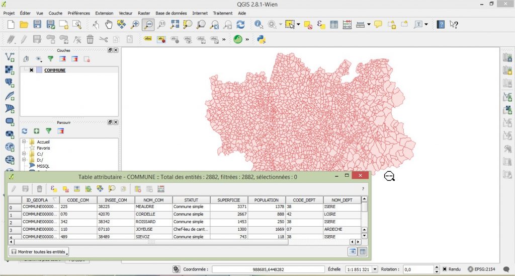 Impuls'Map - Tutoriel - Effectuer Analyse Thématique Qgis - Visualiser Données