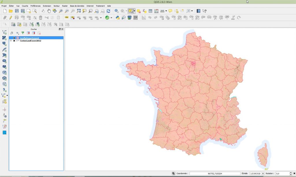 Impuls'Map - Tutoriel - Effectuer Pochoir Masque QGIS - Ouvrir Données