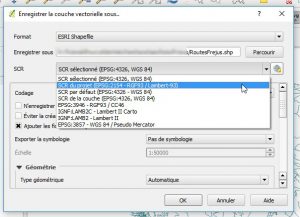 Impuls'Map - Tutoriel - Exploiter OSM QGIS - QGIS Enregistrer couche