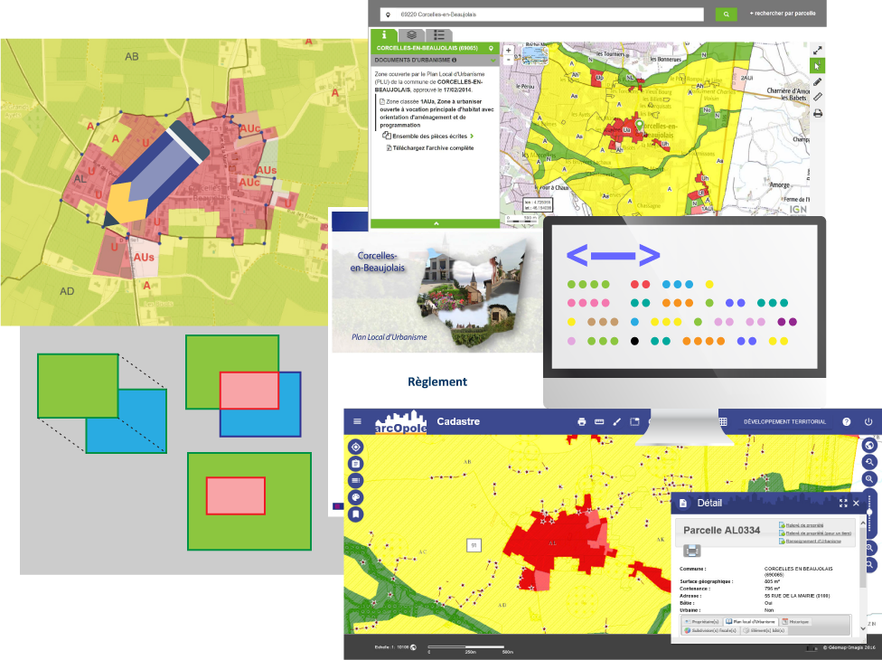 Impuls'Map Référence PLU GPU CNIG Corcelles-en-Beaujolais